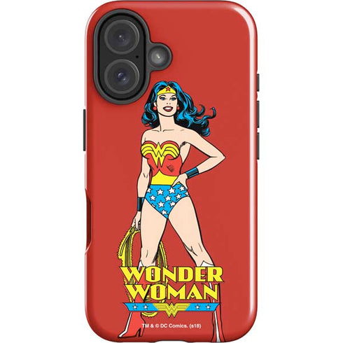 DC Comics Wonder Woman Portrait iPhone 16 Plus Impact Case